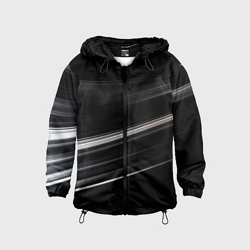 Детская ветровка Black abstract background / 3D-Черный – фото 1