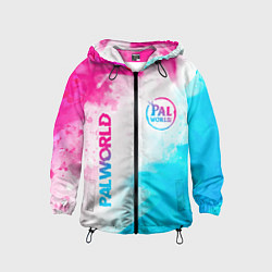 Детская ветровка Palworld neon gradient style вертикально