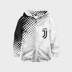 Детская ветровка Juventus sport black geometry