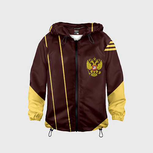 Детская ветровка Россия спорт стиль ссср / 3D-Черный – фото 1