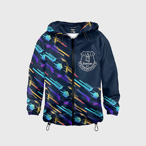 Детская ветровка Everton градиентные мячи / 3D-Черный – фото 1