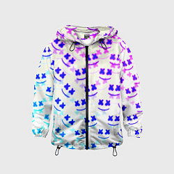 Детская ветровка Marshmello pattern neon