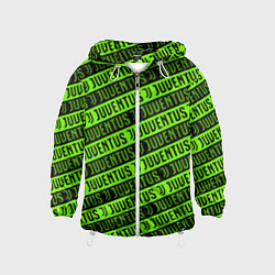 Детская ветровка Juventus green pattern sport