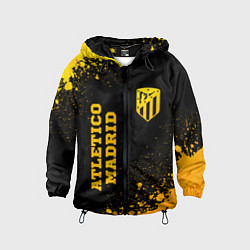 Детская ветровка Atletico Madrid - gold gradient вертикально