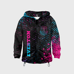 Детская ветровка Everton - neon gradient вертикально