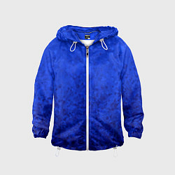 Детская ветровка Ультрамарин синий абстрактный