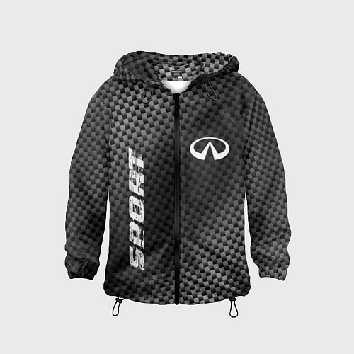 Детская ветровка Infiniti sport carbon / 3D-Черный – фото 1