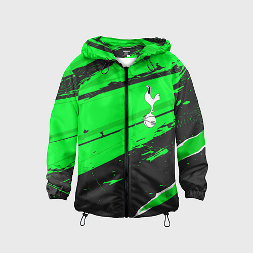 Детская ветровка Tottenham sport green / 3D-Черный – фото 1