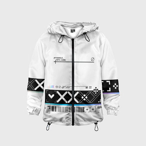 Детская ветровка Printstream white - скин CS / 3D-Черный – фото 1