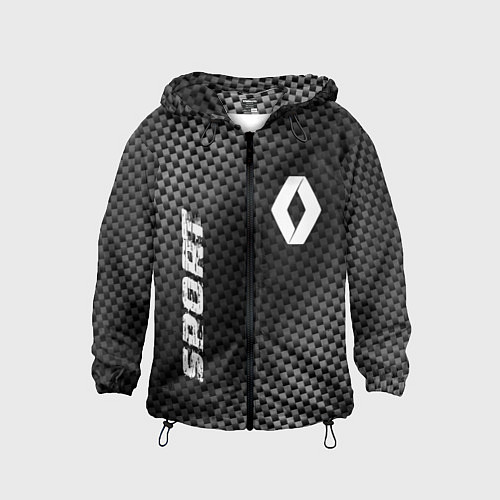 Детская ветровка Renault sport carbon / 3D-Черный – фото 1