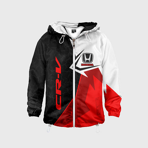 Детская ветровка Honda CR-V - sport uniform / 3D-Белый – фото 1