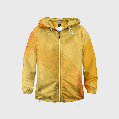 Детская ветровка Желтая краска / 3D-Белый – фото 1