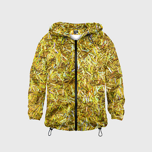 Детская ветровка Золотые ленточки / 3D-Черный – фото 1