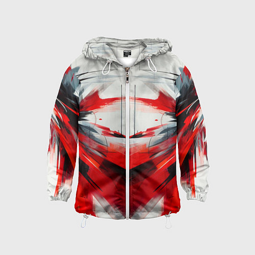 Детская ветровка Абстракция кчб / 3D-Белый – фото 1