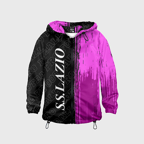 Детская ветровка Lazio pro football по-вертикали / 3D-Черный – фото 1