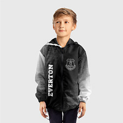 Ветровка с капюшоном детская Everton sport на темном фоне вертикально, цвет: 3D-черный — фото 2