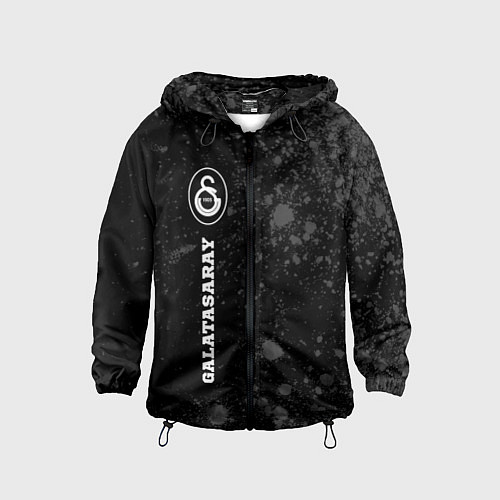 Детская ветровка Galatasaray sport на темном фоне по-вертикали / 3D-Черный – фото 1
