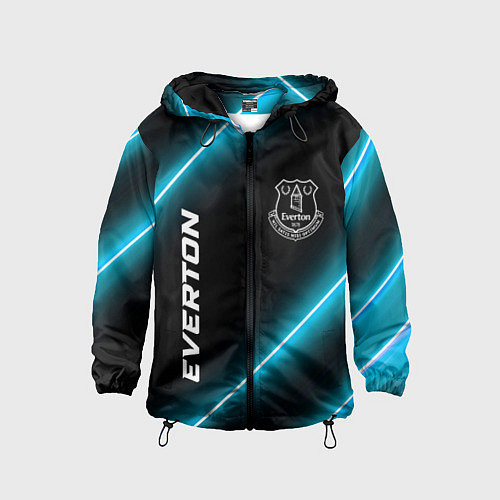 Детская ветровка Everton неоновые лампы / 3D-Черный – фото 1