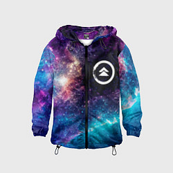 Ветровка с капюшоном детская Ghost of Tsushima space game, цвет: 3D-черный