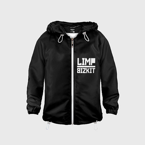 Детская ветровка Lim Bizkit logo / 3D-Белый – фото 1