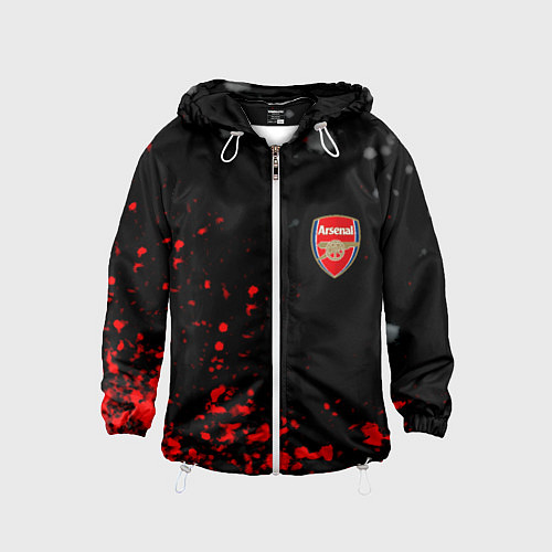 Детская ветровка Arsenal spash / 3D-Белый – фото 1