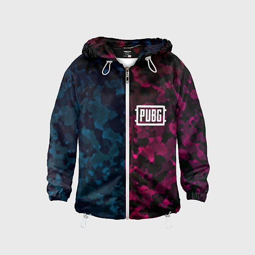 Детская ветровка PUBG camo texture / 3D-Белый – фото 1
