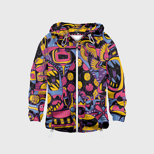 Детская ветровка О Париж / 3D-Белый – фото 1