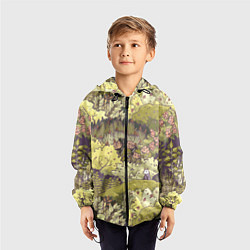 Ветровка с капюшоном детская Найди опоссума, цвет: 3D-черный — фото 2