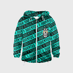 Детская ветровка Juventus pattern logo steel