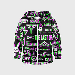 Детская ветровка Logo game glitch