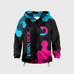 Детская ветровка Deadlock - neon gradient вертикально