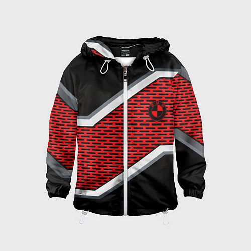 Детская ветровка BMW geometry avto / 3D-Белый – фото 1