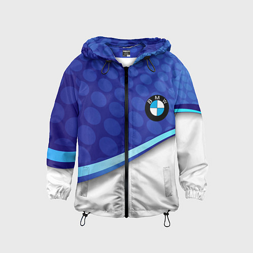 Детская ветровка BMW abstraction steel / 3D-Черный – фото 1