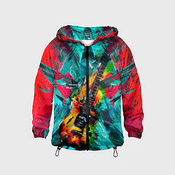 Детская ветровка Электрогитара в красках