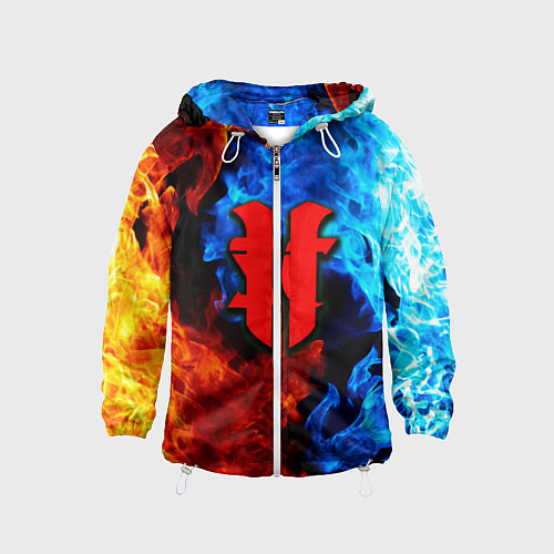 Детская ветровка Starcraft fire steel / 3D-Белый – фото 1