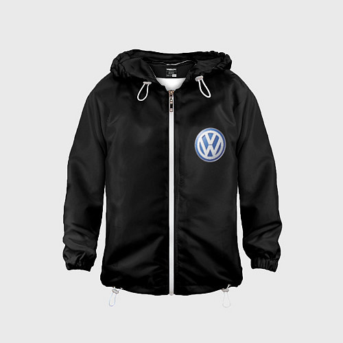 Детская ветровка Volkswagen logo auto / 3D-Белый – фото 1