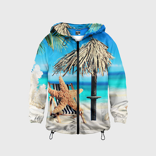 Детская ветровка Resort / 3D-Черный – фото 1