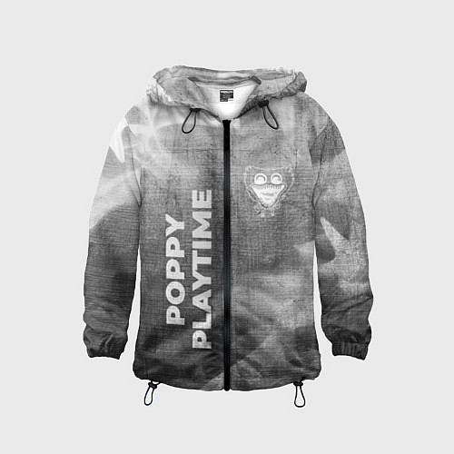 Детская ветровка Poppy Playtime - grey gradient вертикально / 3D-Черный – фото 1