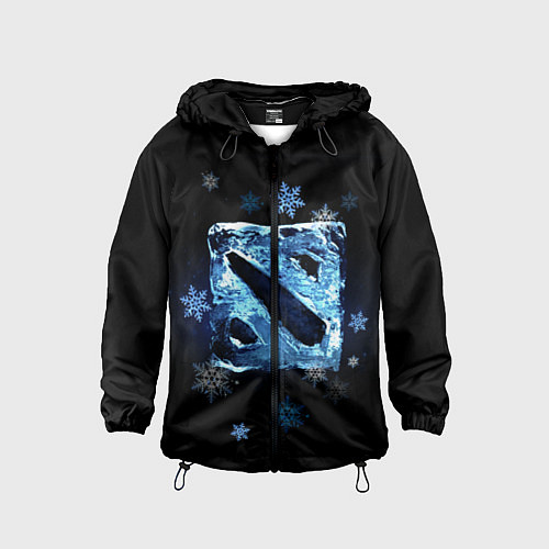 Детская ветровка Dota 2 - ice / 3D-Черный – фото 1