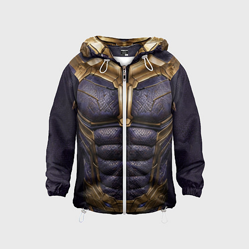 Детская ветровка Костюм Таноса из мстителей / 3D-Белый – фото 1