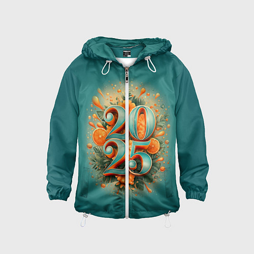 Детская ветровка Мандариновый 2025 / 3D-Белый – фото 1