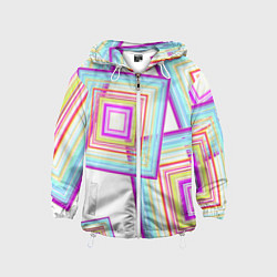 Детская ветровка Абстрактные квадраты