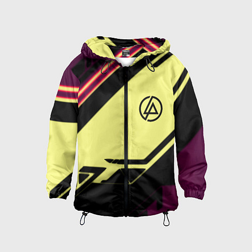 Детская ветровка Linkin park geometry steel / 3D-Черный – фото 1