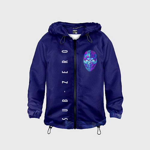 Детская ветровка Mortal Kombat - Саб-Зиро / 3D-Черный – фото 1