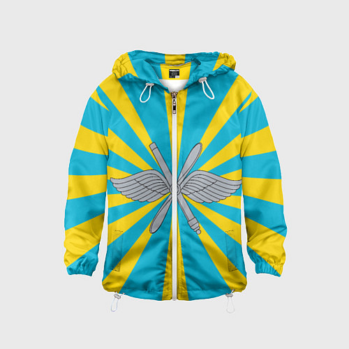 Детская ветровка Военно-воздушные силы / 3D-Белый – фото 1