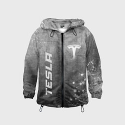Детская ветровка Tesla - grey gradient вертикально