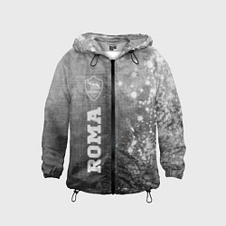Ветровка с капюшоном детская Roma - grey gradient по-вертикали, цвет: 3D-черный