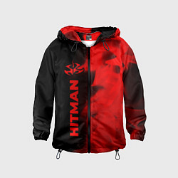 Детская ветровка Hitman - red gradient по-вертикали