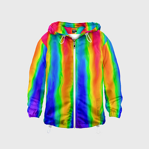 Детская ветровка Пожар в химлаборатории / 3D-Белый – фото 1