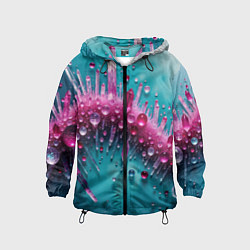 Детская ветровка Розовые кристаллы